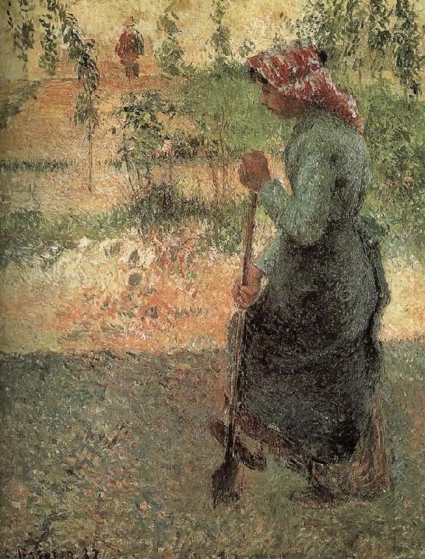 Camille Pissarro woman Norge oil painting art